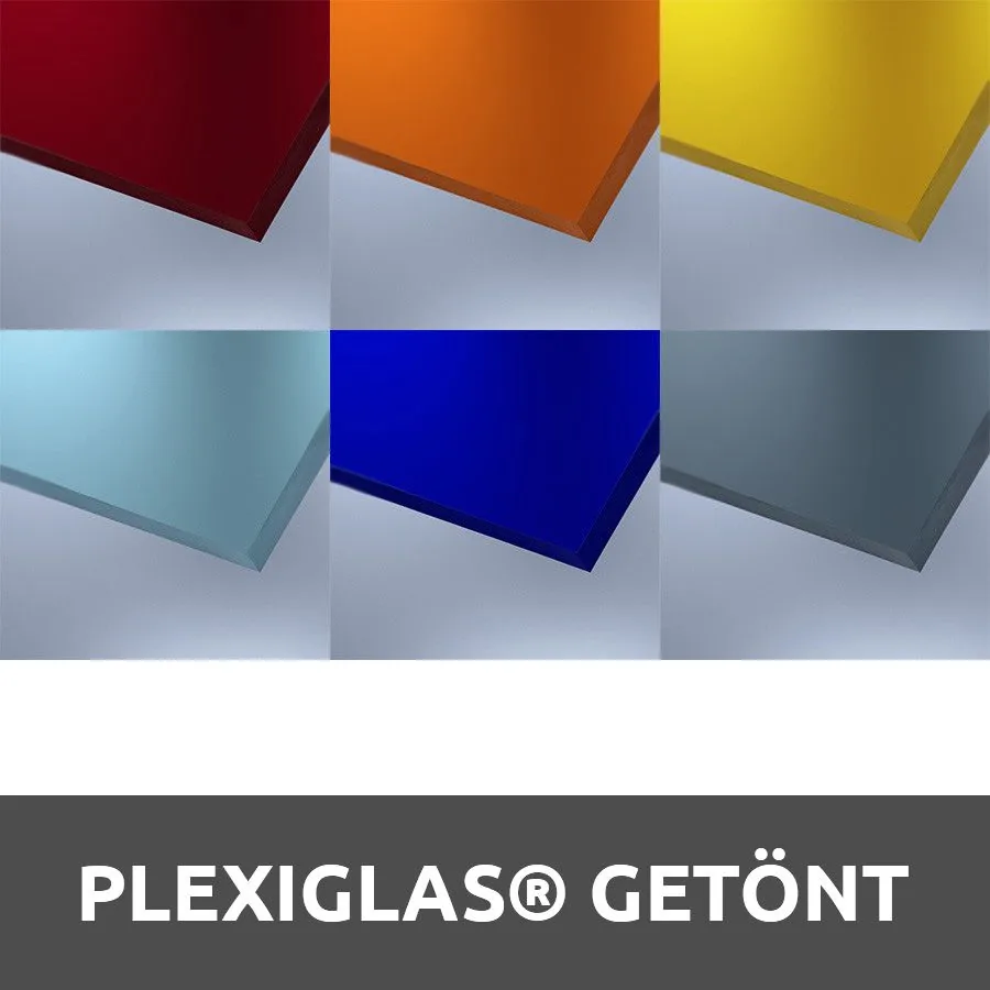 Farbiges Acrylglas: Getönt, klar