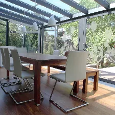 Glas für die Veranda: Mit Motiv