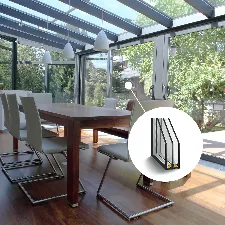 Glas für die Veranda: Dreifach-Isolierglas