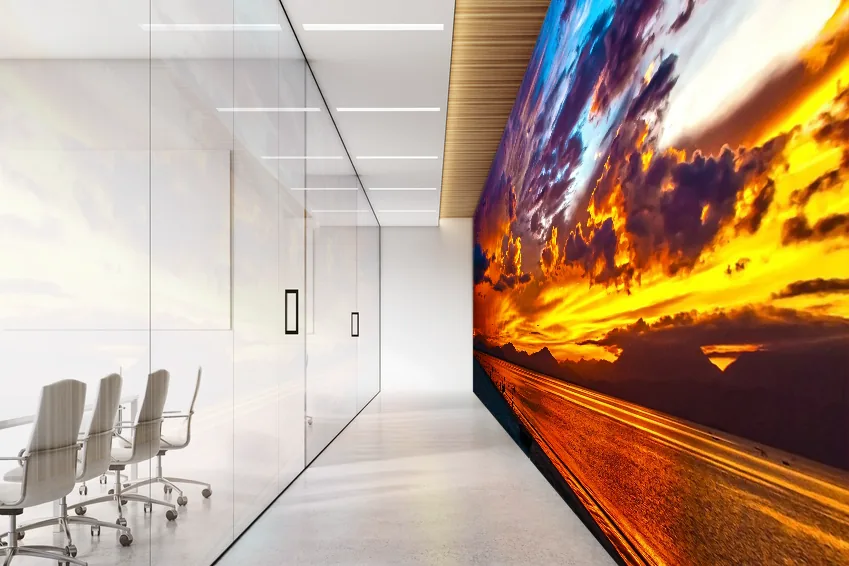 Wandverkleidung aus Glas: Motivglas