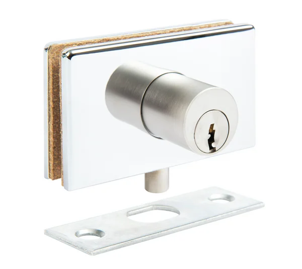 Produktbild: Glastürschloss 80 x 47 mm mit Schließblech