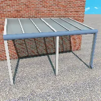 Glas für das Carportdach: Mit matter Folie