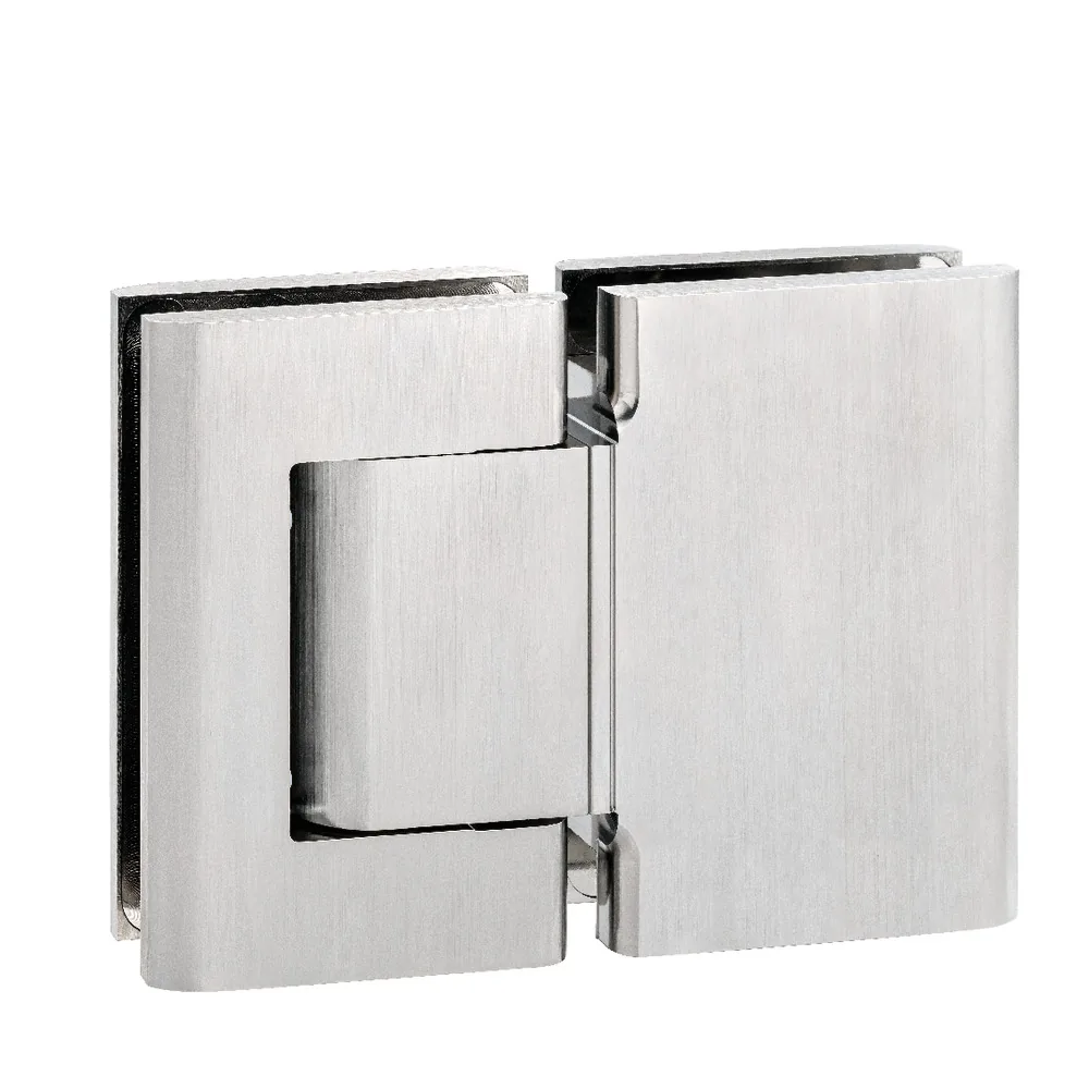 Produktbild: COLCOM BILOBA 8015 Hydraulischer Türbeschlag 180° Glas-Glas, mit Feststellung, matt schwarz