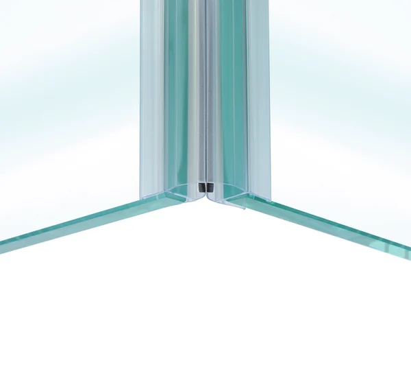 Produktbild: Duschtürdichtung mit Magnet 90° für Anschlagtüren