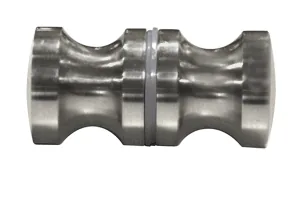 Produktbild: Duschtürknopf Euro, Ø 30 mm, Edelstahl Optik gebürstet