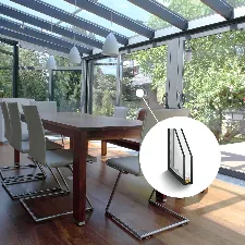 Glas für die Veranda: Zweifach-Isolierglas