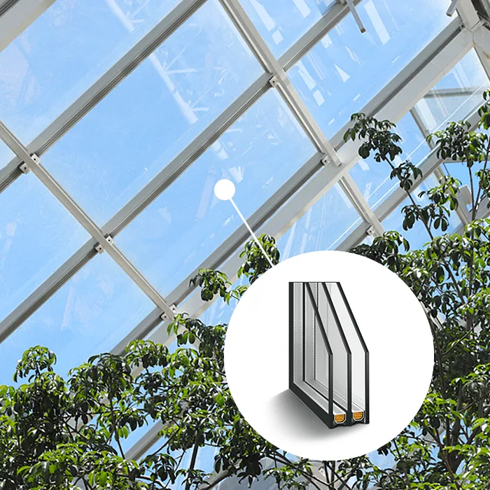 Glas für das Gewächshaus: Dreifach-Isolierglas