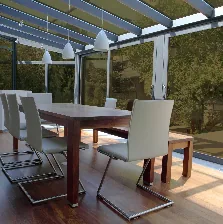 Glas für die Veranda: Getönt
