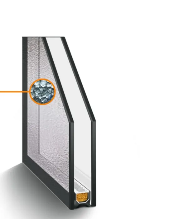 Isolierglas mit Sprossen