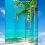 ESG Glas Optiwhite mit eigenem Motiv bedruckt